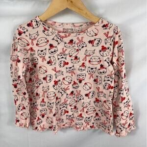 4/$25 NWOT Harper Canyon Holiday Cat Long Sleeve Shirt 3